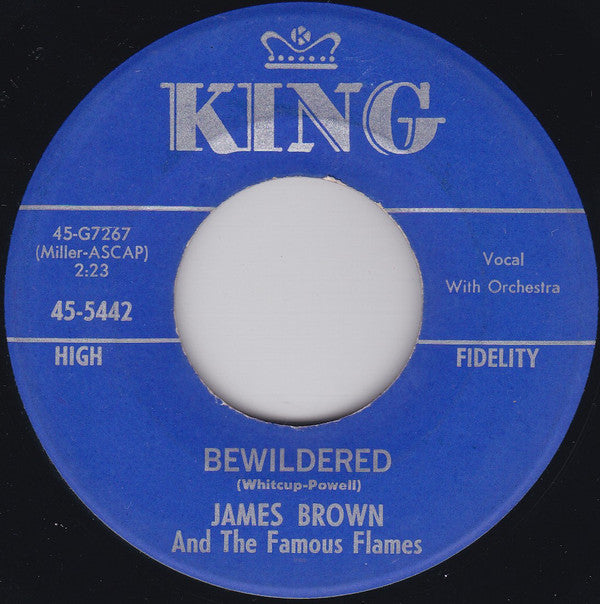 James Brown And The Famous Flames - Bewildered (45-Tours Usagé)