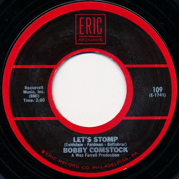 Bobby Comstock - Lets Stomp / I Want To Do It (45-Tours Usagé)