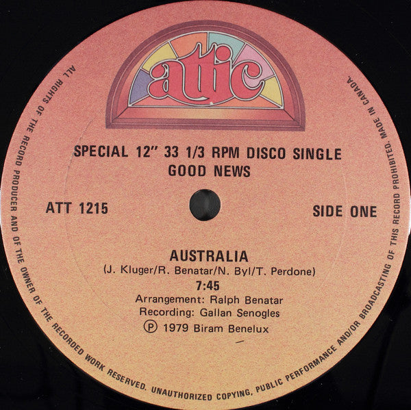 Good News - Australia (Vinyle Usagé)