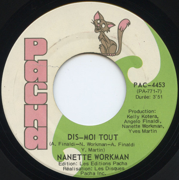 Nanette Workman - Dis Moi Tout (45-Tours Usagé)