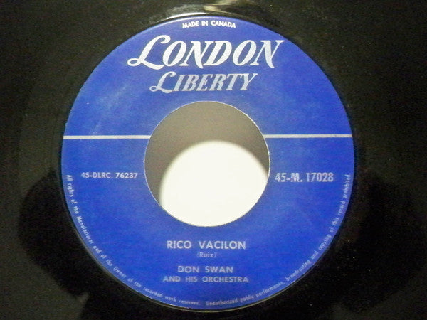 Don Swan And His Orchestra - Rico Vacilon (45-Tours Usagé)