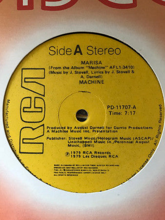 Machine - Marisa (Vinyle Usagé)