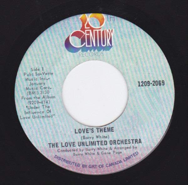 Love Unlimited Orchestra - Loves Theme / Sweet Moments (45-Tours Usagé)