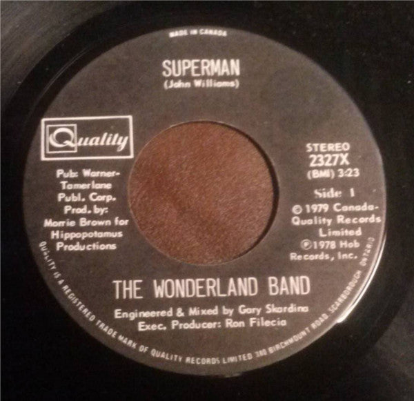 The Wonderland Band - Superman (45-Tours Usagé)