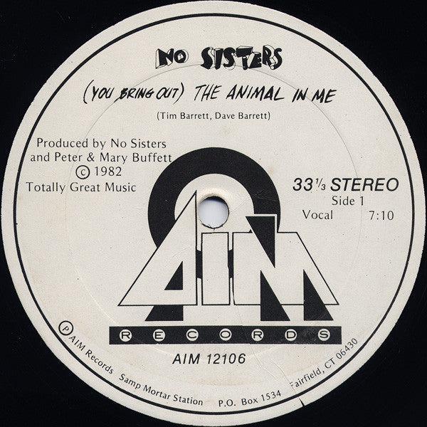 No Sisters - (you Bring Out) The Animal In Me (Vinyle Usagé)