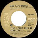 Alma Faye - Stop I Dont Need No Sympathy (45-Tours Usagé)