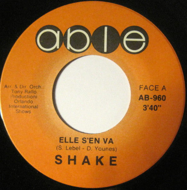 Shake (4) - Elle Sen Va (45-Tours Usagé)