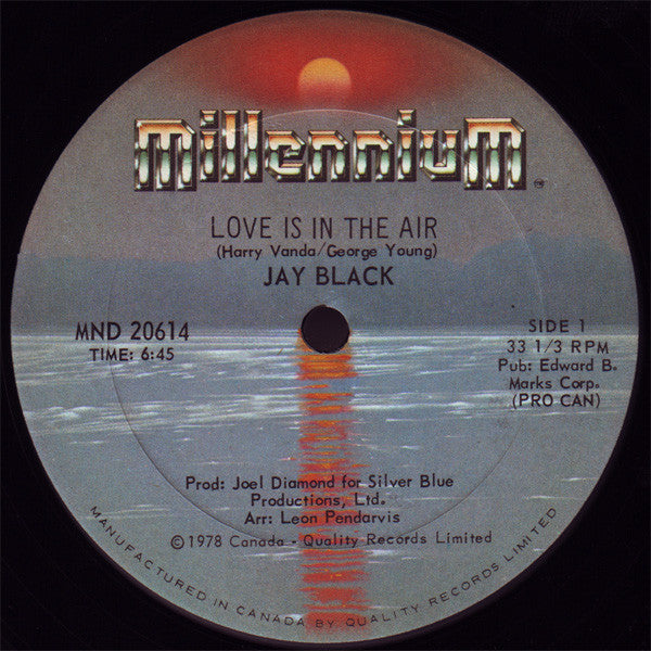 Jay Black - Love is in the Air (Vinyle Usagé)