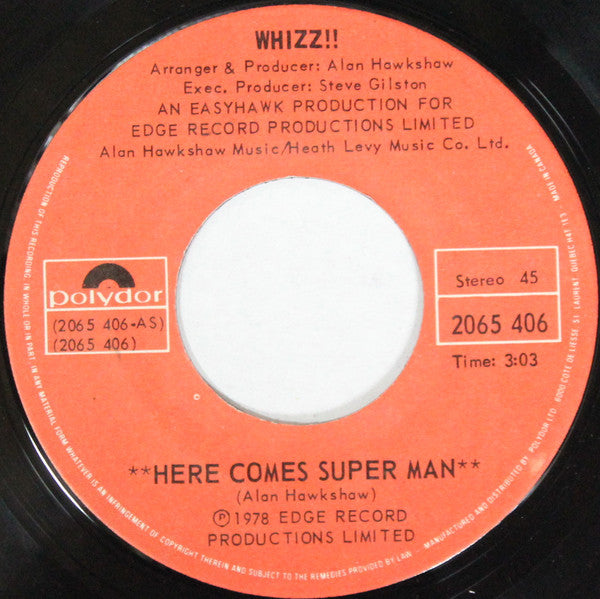 Whizz!! - Here Comes Super Man / Do You Hear Me (45-Tours Usagé)