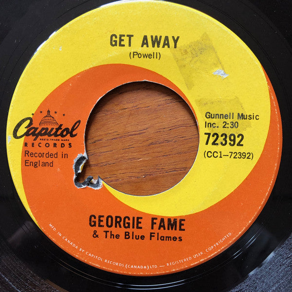 Georgie Fame And The Blue Flames - Get Away / El Bandido (45-Tours Usagé)