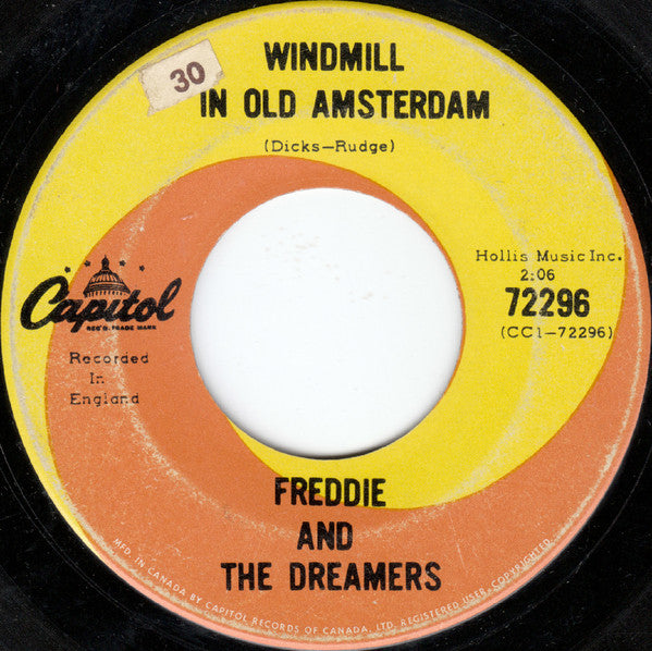 Freddie And The Dreamers - Windmill In Old Amsterdam (45-Tours Usagé)