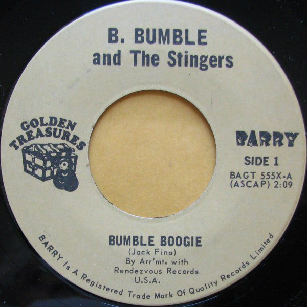 B Bumble And The Stingers - Bumble Boogie / Nut Rocker (45-Tours Usagé)