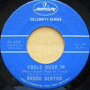 Brook Benton - Fools Rush In / The Boll Weevil Song (45-Tours Usagé)