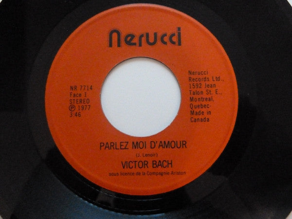 Victor Bach - Parlez Moi Damour (45-Tours Usagé)