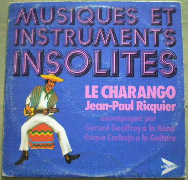 Jean Paul Ricquier - Le Charango (Vinyle Usagé)
