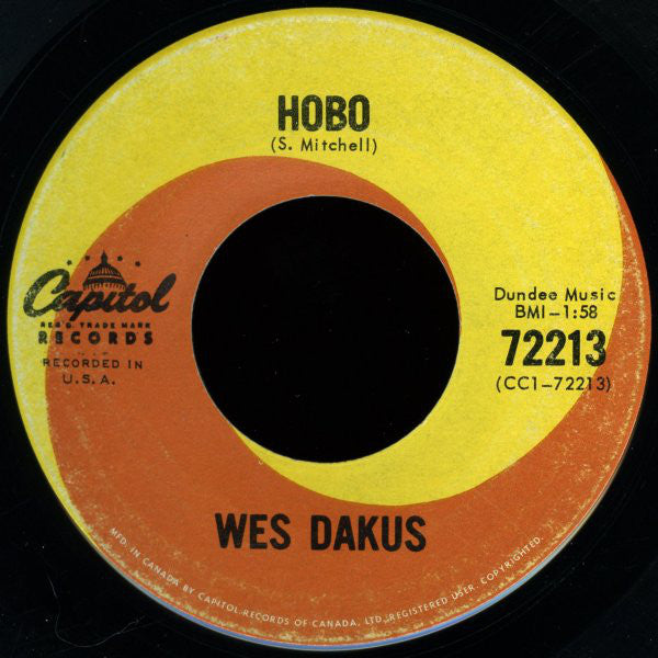 Wes Dakus - Hobo / Rolling Rock (45-Tours Usagé)