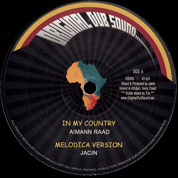 Jacin / Aimann Raad - In My Country (Vinyle Neuf)