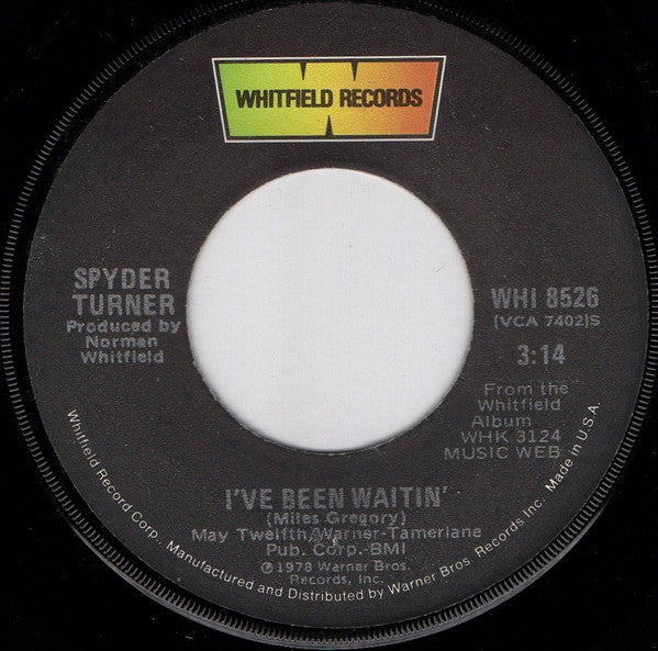 Spyder Turner - Ive Been Waitin (45-Tours Usagé)