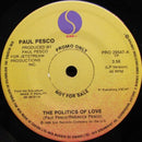 Paul Pesco - The Politics Of Love (45-Tours Usagé)