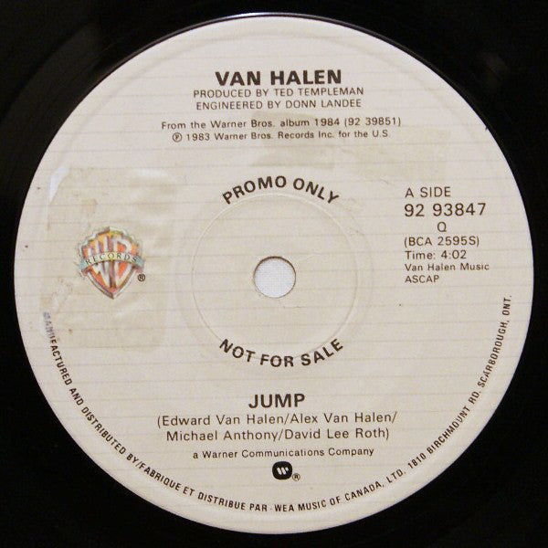 Van Halen - Jump (45-Tours Usagé)