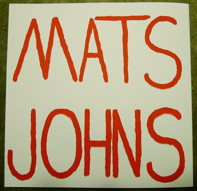 Mats Gustafsson And Johns Lunds - Plays Baritone Saxophone (45-Tours Usagé)