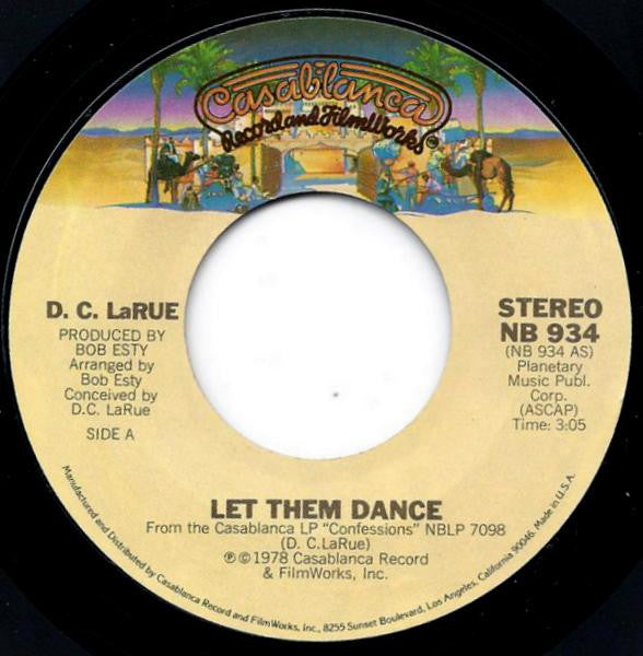 Dc Larue - Let Them Dance (45-Tours Usagé)