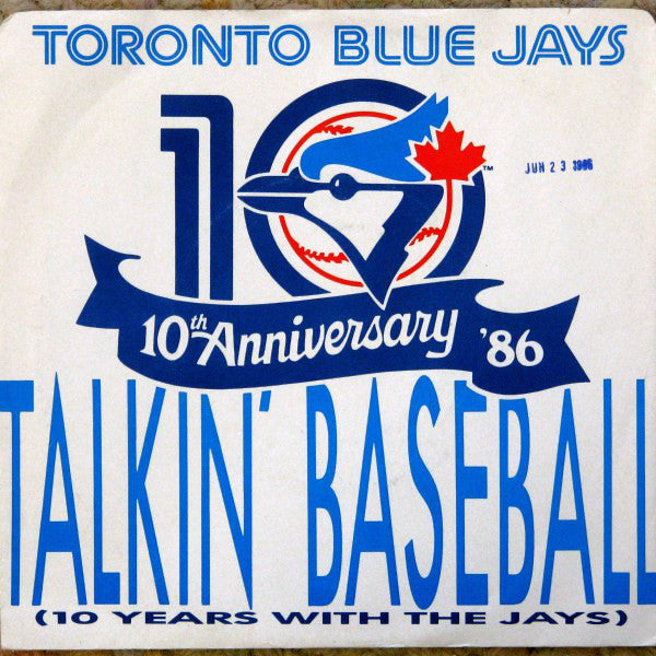 Terry Cashman - Talkin Baseball (10 Years With The Jays) (45-Tours Usagé)