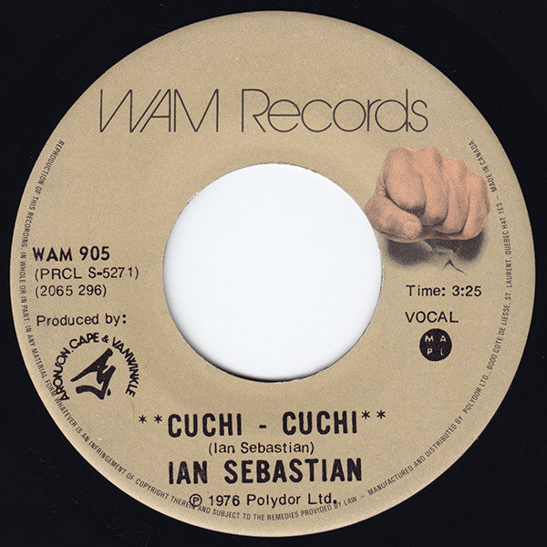 Ian Sebastian - Cuchi - Cuchi (45-Tours Usagé)