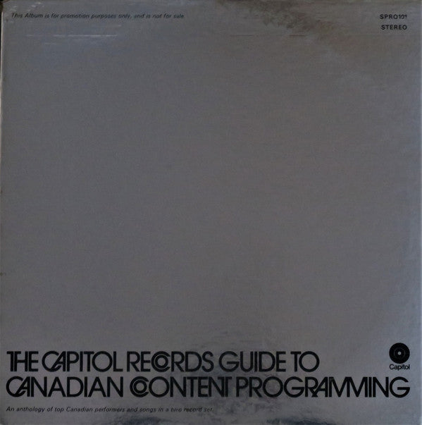 Various - The Capitol Records Guide to Canadian Content Programming (Vinyle Usagé)