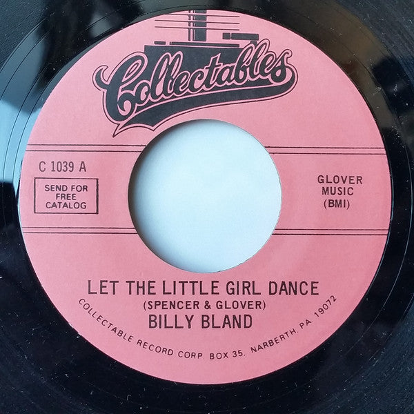 Billy Bland / The Solitaires - Let The Little Girl Dance / The Angels Sang (45-Tours Usagé)