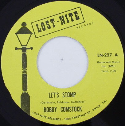 Bobby Comstock - Lets Stomp / I Want To Do It (45-Tours Usagé)