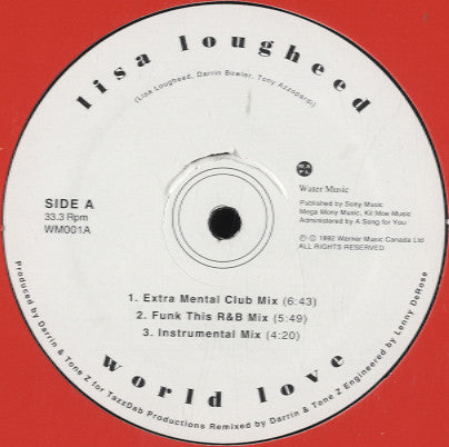Lisa Lougheed - World Love (Vinyle Usagé)