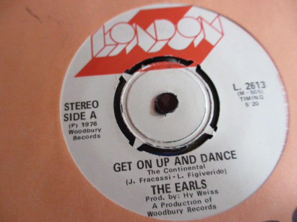 The Earls - Get On Up And Dance (the Continental) (45-Tours Usagé)