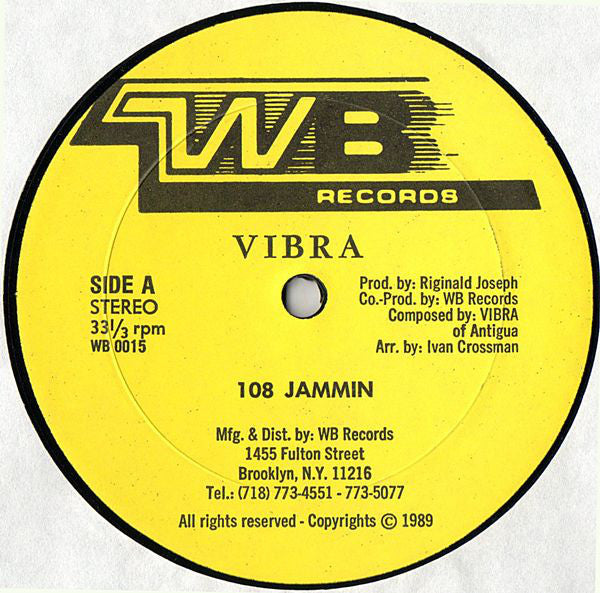 Vibra - 108 Jammin (Vinyle Usagé)