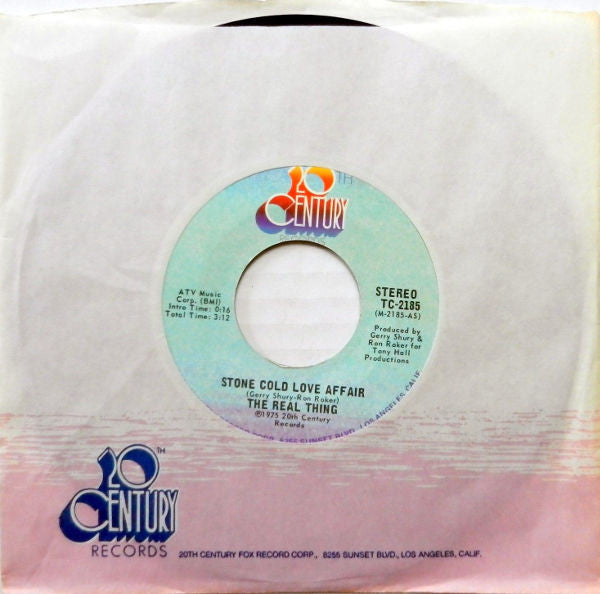 The Real Thing - Stone Cold Love Affair / A Love Thats Real (45-Tours Usagé)