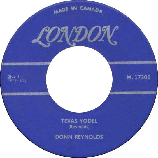 Donn Reynolds - Texas Yodel (45-Tours Usagé)