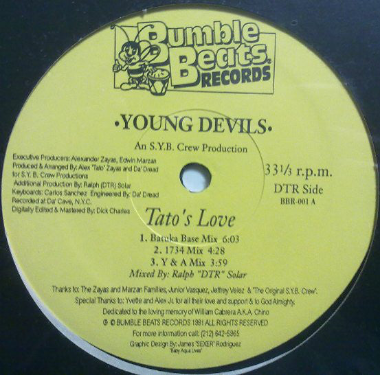 Young Devils - Tatos Love (Vinyle Usagé)