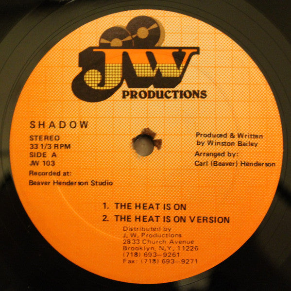 Shadow - The Heat is On / Better or Worse (Vinyle Usagé)