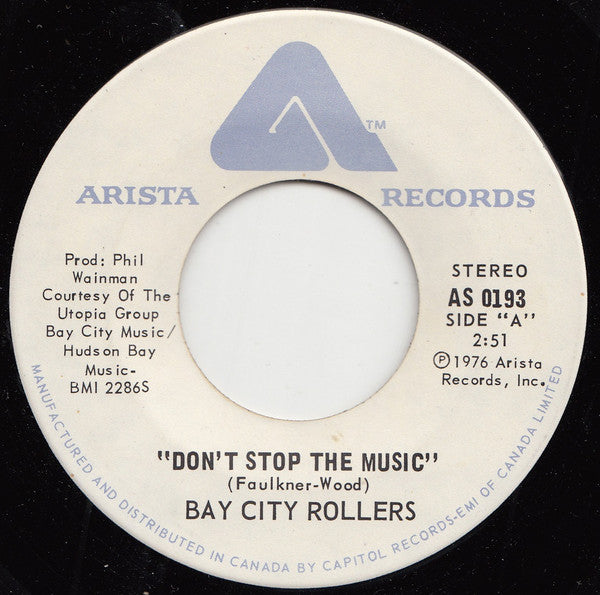 Bay City Rollers - Dont Stop The Music (45-Tours Usagé)
