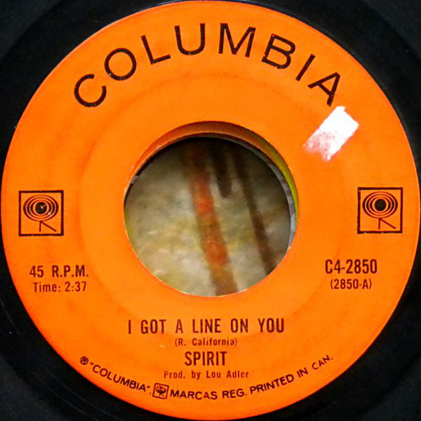 Spirit (8) - I Got A Line On You (45-Tours Usagé)