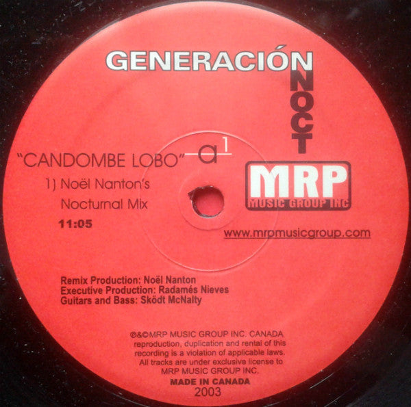 Generacion Noct - Candombe Lobo (Vinyle Usagé)