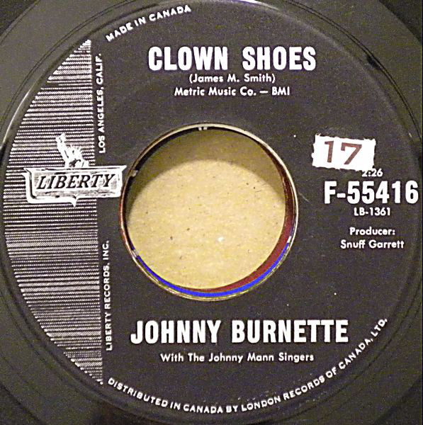 Johnny Burnette - Clown Shoes (45-Tours Usagé)