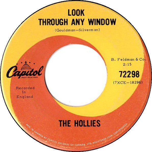 The Hollies - Look Through Any Window (45-Tours Usagé)