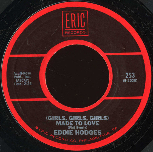 Eddie Hodges - (girls Girls Girls) Made To Love (45-Tours Usagé)