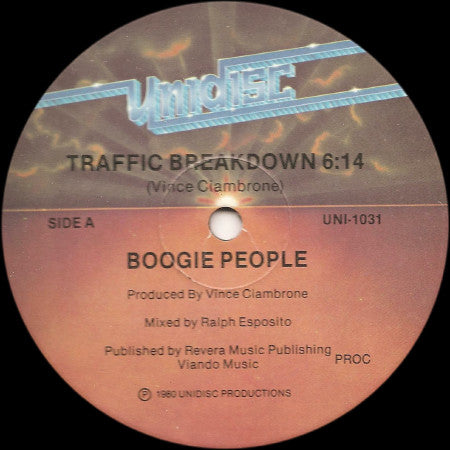 Boogie People - Traffic Breakdown (Vinyle Usagé)