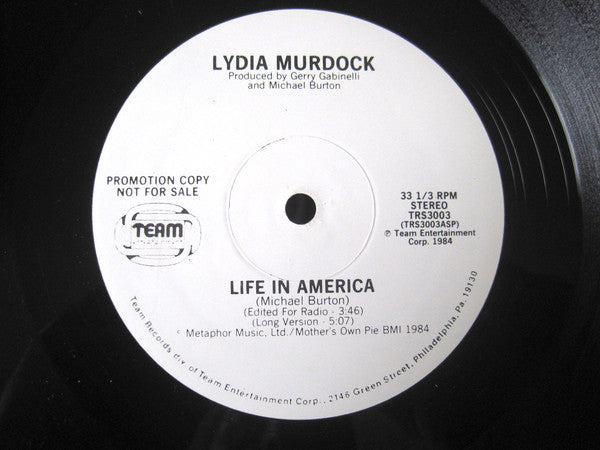 Lydia Murdock - Life in America (Vinyle Usagé)