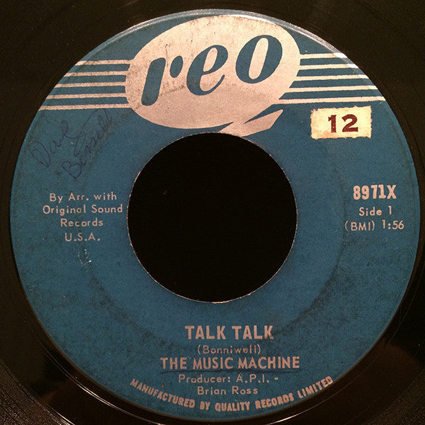 The Music Machine - Talk Talk (45-Tours Usagé)