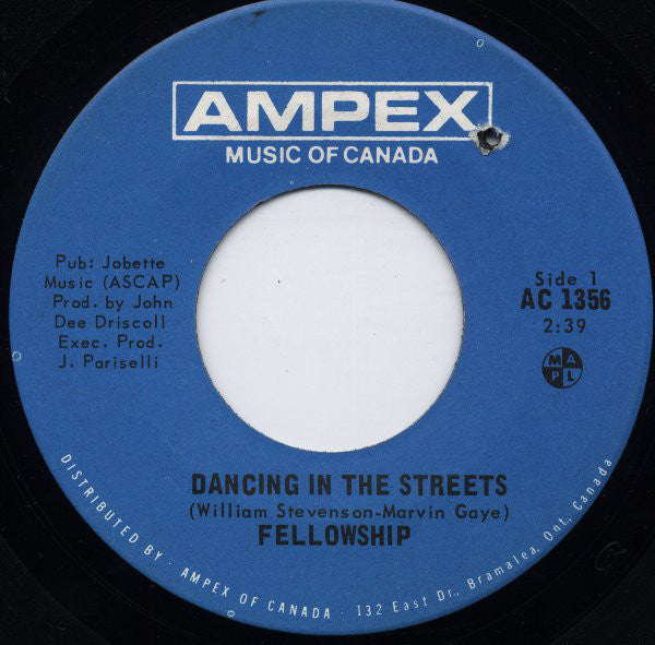 Fellowship (2) - Dancing In The Streets (45-Tours Usagé)