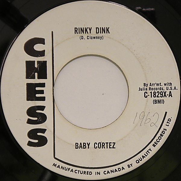 Dave "baby" Cortez - Rinky Dink / Getting Right (45-Tours Usagé)