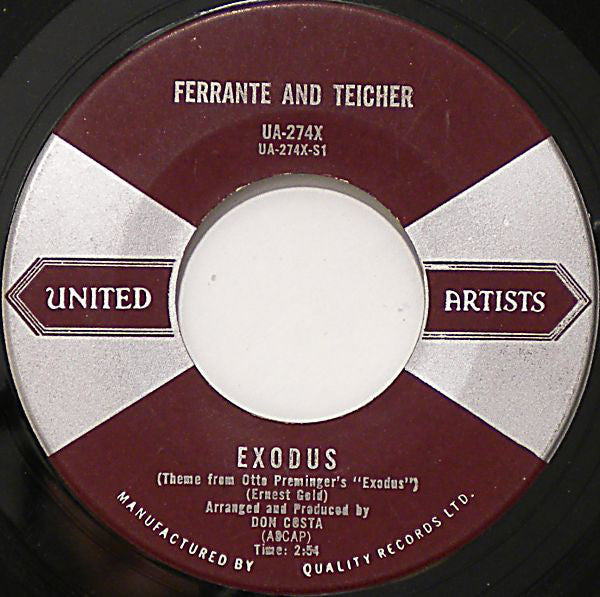 Ferrante And Teicher - Exodus / Twilight (45-Tours Usagé)